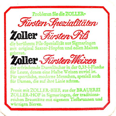 sigmaringen sig-bw zoller berhmt 5b (quad185-frsten spezialitten)